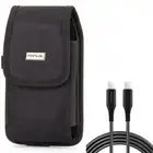 For Samsung Galaxy S24 Ultra/Plus - 10ft Long USB-C Cable w Case Belt Clip PD