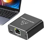 Ethernet Splitter | 1 to 2 Gigabit Network Hub | 1000Mbps Ethernet Splitter, Gigabit Internet Splitter with USB Cable, LAN Splitter for Cat 5/5e/6/7/8 Cable Helves