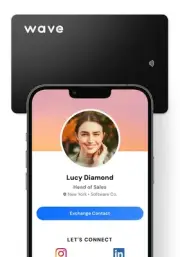 Digital Business Card by - Includes NFC Card, Smart Card Tap Feature, QR Code...