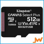 Kingston Technology Canvas Select Plus Memory Card 512 GB SDXC Class 10 UHS-I