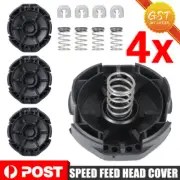4pcs 3.75" Speed Feed Head Covers Eyelet for Trimmer Whipper Snipper Brushcutter
