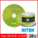 RITEK錸德 16X DVD-R 4.7GB X版/50片布丁桶裝