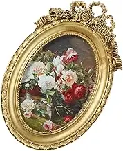 STOBAZA European Retro Resin Photo Frame Resin Antique Photo Frame Desk Picture Frame Hanging Vintage Picture Frame Antique Picture Frame Table Picture Frame Small Vintage Photo Frame