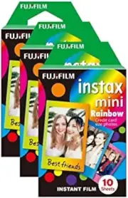 Fujifilm Instax Mini Rainbow Photo Film 30 Pack