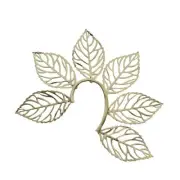 Adult Flower Leaf Ear Cuff Earring Jewelry Fairy Nymph Costume Accessory Gold