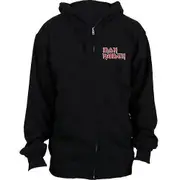 Iron Maiden Unisex Adult No Prayer Back Print Full Zip Hoodie Black L