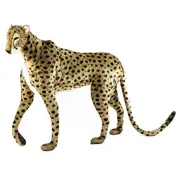 [Hansa] Standing Jacquard Cheetah Plush Toy 125cm