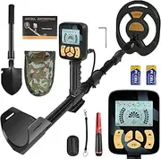 Xiutantxmd New Adult Upgraded Metal Detector, High-precision Intelligent Gold Detector, High Sensitivity, LCD Display Screen, 12 Inch Waterproof Coil, with Metal Detector Pinpointer.