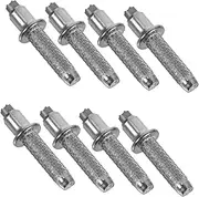 Long-Lasting Trekking Pole Tips Metal Construction Enhanced Traction for Hiking Walking