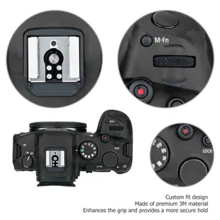 JJC 佳能EOS R6相機包膜 無痕3M膠保護貼膜 Canon EOS R6 相機機身專用防刮裝飾貼紙 反復黏貼不傷機