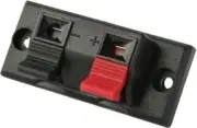 Dual Speaker SubWoofer Terminal Panel Plate Push Type