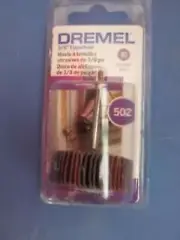 DREMEL 502 ROTARY POWER TOOL 3/8" FLAPWHEEL 80 GRIT SANDER ATTACHMENT NEW SALE