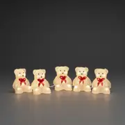 Set of 5 Acrylic Polar Bear - H15cm