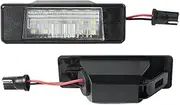 DEMULAX LED License Number Plate light Lamps, for NISSAN, for Qashqai, J11 Primera P12 Pathfinder R51, for X-TRAIL, T31 Juke F15, for Micra, Versa Navara Car Number Plate Light