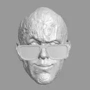 Ryan Reynolds Deadpool unmasked v6 custom head for Marvel Comics action figures
