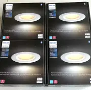 4 Philips Hue Smart Recessed 5/6 Inch LED Downlight White Ambiance Warm-To-Cool