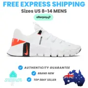 Nike Free Metcon 5 White Crimson Red Men Size US 8-13 Casual Training Shoes New✅
