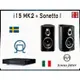 『盛昱音響』義大利製 Sonus Faber Sonetto I 喇叭 + 瑞典 Primare i15 PRIMSA MK2 綜合擴大機