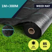 1 x 300M Weed Mat Control Weedmat Pins Pegs Gardening Woven Fabric Plant Cover