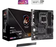 ASRock B650 PG Lightning Wi-Fi AMD Ryzen 8000/7000 Socket AM5 ATX Motherboard