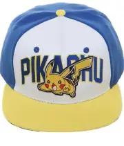 Pokemon Pikachu 025 Adjustable Snapback Cap Hat New And Official Licensed