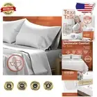 Egyptian Cotton 4PC Sheet Set for Full Size Beds - Silver Cooling Sheets