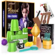 Magic Kit for Kids, 300+ Magic Tricks Perfect Toy for Boys and Girls, Magic Wand