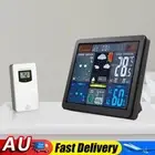 Digital Alarm Clock Wireless Thermometer with Outdoor Sensor for Bedroom Office