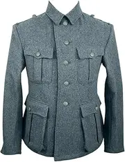 [militaryharbor] WW2 WWII German M40 Elite EM Italian Field Wool Tunic Feldbluse Blue Green Grey