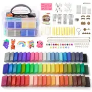 Shuttle Art Oven-Bake Modeling Clay Kit - 60 Colors, 19 Tools, and 16 Accesso...