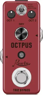 Polyphonic Octave Guitar Effects Pedal Pure Octopus Digital Mini Single E
