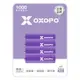 強強滾p-【OXOPO】AAA四號高容量鎳氫電池4入(台灣在地品質檢測)