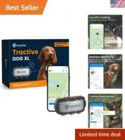 XL GPS Tracker & Health Monitoring for Dogs 50 lbs+ - Market Leading Pet GPS ...