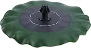 VANZACK Solar Powered Fountain Pump Solar Panel Water Feature Solar Powered Bird Fountain Solar Fountain Floating Fountain Solar Water Fountain Solar Powered Bird Bath Water Heater Outdoor