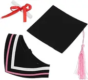 CHILDWEET Stuffed Animal Graduation Outfit Soft Toy Gown Cap for Bachelor to Doctoral