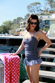 Spotty Frill One Piece--BELL-FRILLY