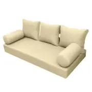 |COVER ONLY| Style 3 Full Knife Edge Daybed Mattress Bolster Pillow Covers AD103