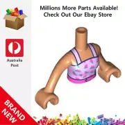 Genuine LEGO™ Nougat Torso Mini Doll Woman Lavender 372 6447035 New