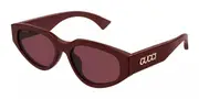 Gucci GG1845SA Asian Fit 003 Men's Sunglasses Burgundy Size 55