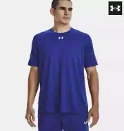 Under Armour Men's Team Tech Short Sleeve Loose Tee Royal Blue Large NWT