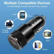 Fast Car Charger Adapters USB QC3.0 Type-C Quick Charging Best Lighter P2T3