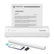 Portable Printers Wireless for Travel Inkless Printer Bluetooth Supports 8.5"...