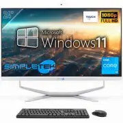 PC All IN One Aio 24 " Touchscreen I3 Windows 11 8gb 120gb Fixed Webcam 2k_