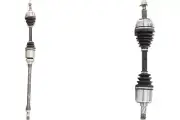 Front PAIR TrakMotive CV Axle Shaft for 1998-1999 Volvo C70 (36100)