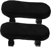 TOGEVAL 2Pcs Ergonomic Armrest Pads for Gaming and Office Chairs Comfortable Memory Elbow Cushions Pressure for Long Hours Suitable for Computer Chair Use
