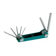 Eclipse 800124 7 Pc Folding Hex Key Set - Metric