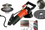 Wet Polisher grinder V50 router bit 45 granite marble masonry quartz polish pad