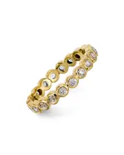 Temple St. Clair 18K Gold Eternity Ring with Diamonds