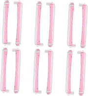 DRESSOOS 12pcs Women Hair Perm Rods No Heat Curling Tools for Long Hair Flexible Design for Easy Styling and Curling present for Moms Daughters and Friends