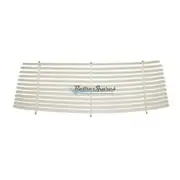 WHITE VENETIAN BLIND AUTO SHADE FOR TOYOTA COROLLA 4 DOOR SEDAN 1994 - 1996 (for: Toyota)
